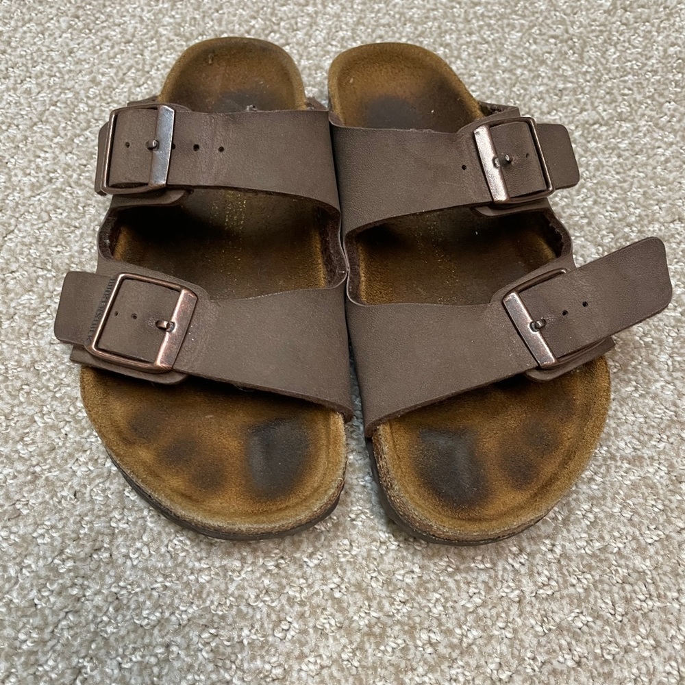 Kids Birkenstock Arizona suede. Size 3/ EU34
